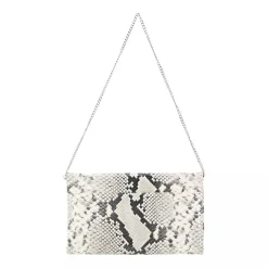 Abro Clutch aus Leder weiß Clutch