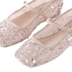 Agl Ballerinas Ceramic Mary Jane mit Pailletten pink Ballerinas