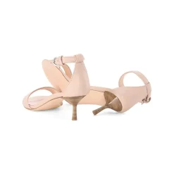 Agl Pumps Annabel aus Leder beige Schnürschuhe