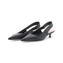 Agl Pumps Lenor aus Leder schwarz Schnürschuhe