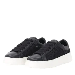 Agl Sneaker Guily Fabric schwarz Schnürschuhe