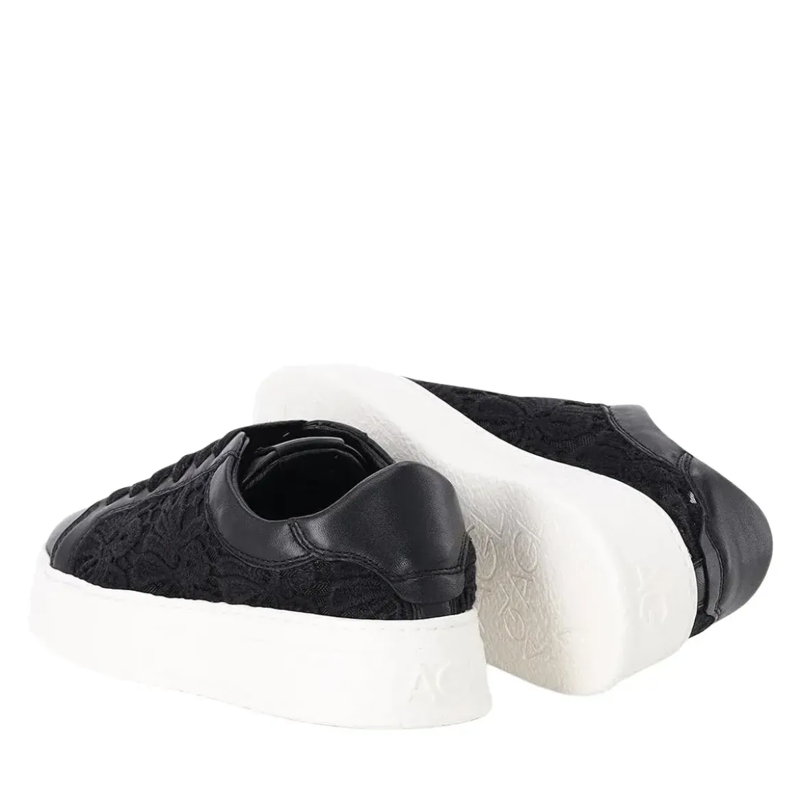 Agl Sneaker Guily Fabric schwarz Schnürschuhe
