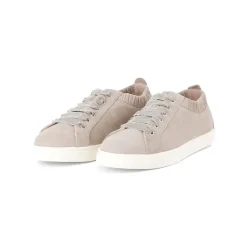 Agl Sneaker Suzie aus Veloursleder braun Schnürschuhe