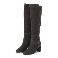 Agl Stiefel Lynn aus Veloursleder braun Schnürschuhe