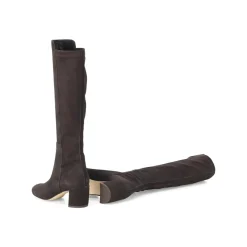 Agl Stiefel Lynn aus Veloursleder braun Schnürschuhe
