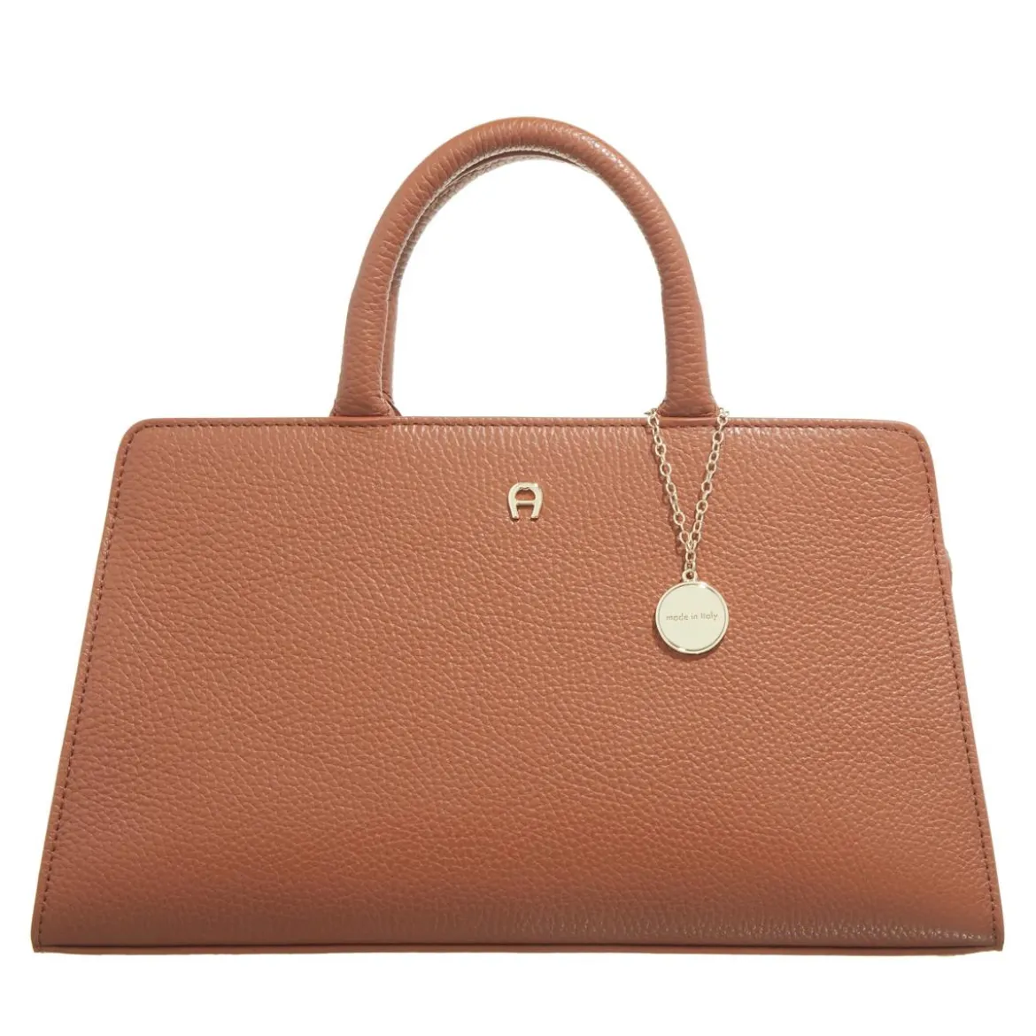 AIGNER Cybill Cognac Brown Satchel
