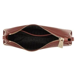 AIGNER Ivy Dark Cognac Crossbody Bag