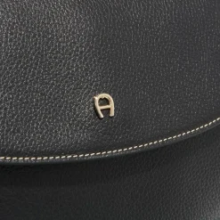 AIGNER Miranda Black Satchel