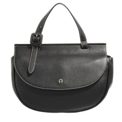 AIGNER Miranda Black Satchel