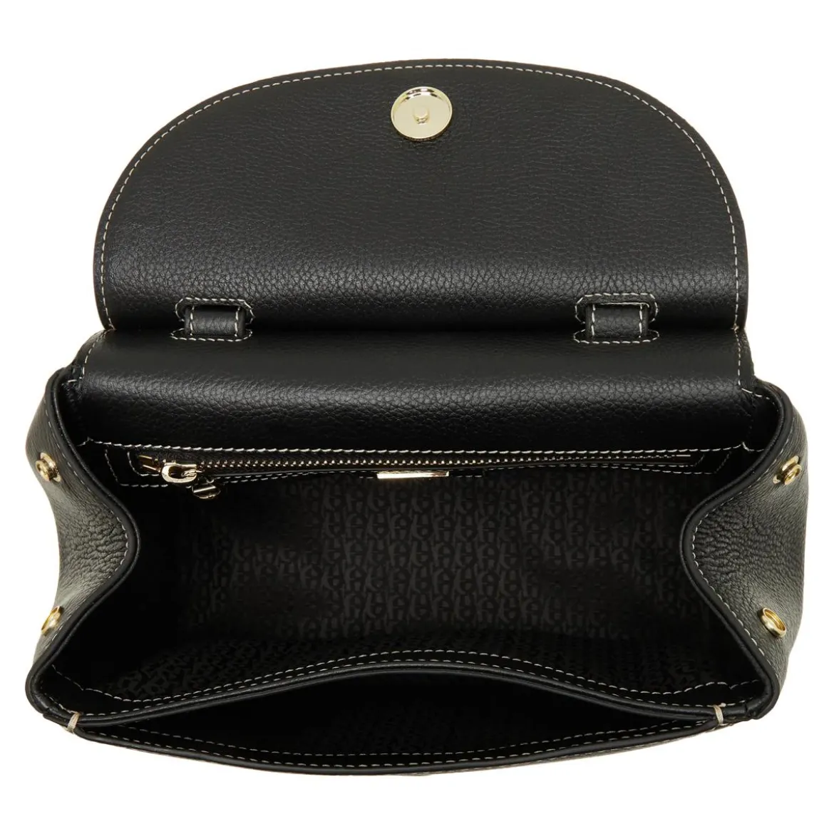 AIGNER Miranda Black Satchel