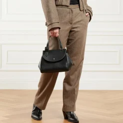 AIGNER Miranda Black Satchel