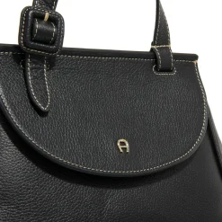 AIGNER Miranda Black Satchel