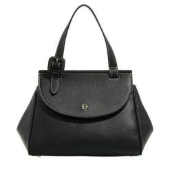 AIGNER Miranda Black Satchel