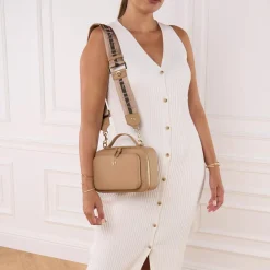 AIGNER Zita Trench Beige Crossbody Bag