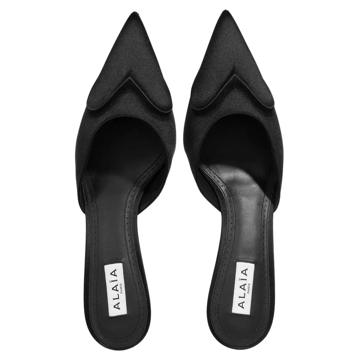 Alaia Le Coeur Mules Noir Mules