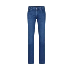 Alberto Jeans Pipe Blau Slim-Fit-Jeans