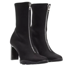 Alexander McQueen Neoprene Boots Black Stiefeletten