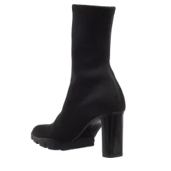 Alexander McQueen Neoprene Boots Black Stiefeletten