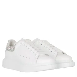 Alexander McQueen Oversize Sneaker Strass weiß Low-Top-Sneaker