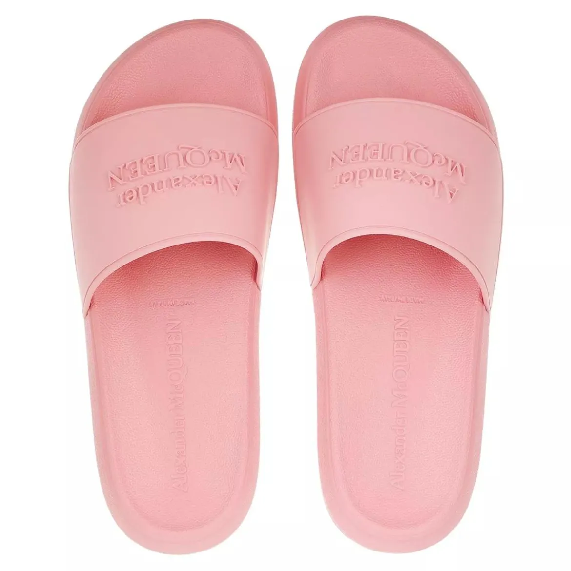 Alexander McQueen Slide Sandals Rose Slides