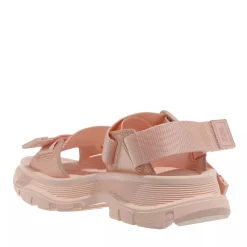 Alexander McQueen Tread Sandals Light Gold Sandalen