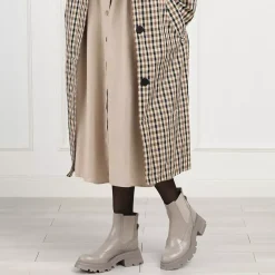 Alexander McQueen Wander Boots Leather Stone Stiefeletten