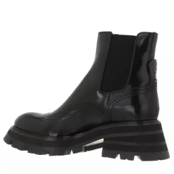 Alexander McQueen Wander Chelsea Boots Leather Black Chelsea Boots