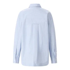 AMI Paris Gestreifte Hemdbluse blau Hemd