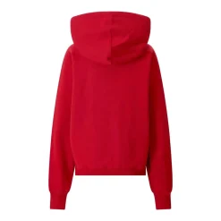 AMI Paris Hoodie aus Baumwoll-Mix rot Pullover