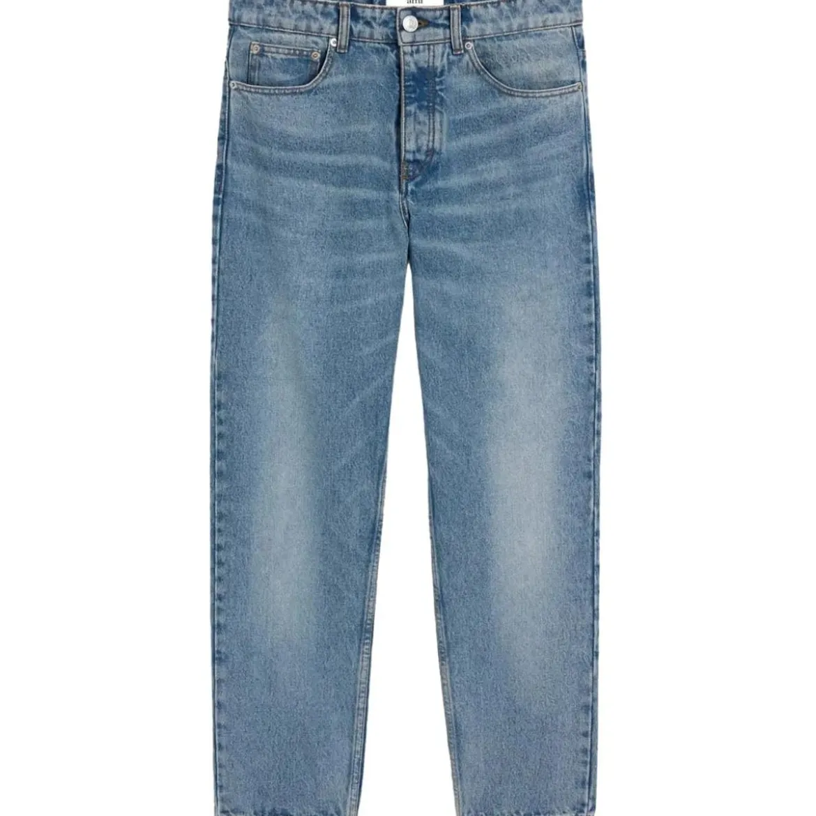 AMI Paris jean a coupe fuselee blau Tapered-Jeans