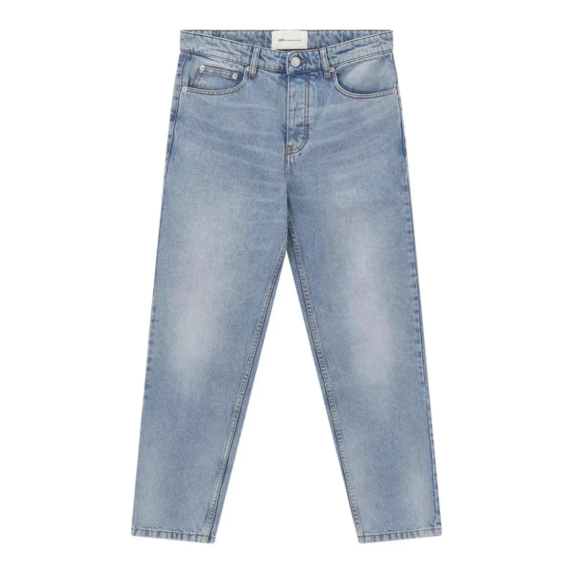 AMI Paris jean a coupe fuselee blau Tapered-Jeans