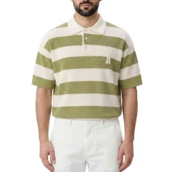 AMI Paris Poloshirt mit Logo grün Poloshirt