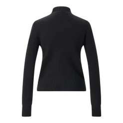 AMI Paris Pullover aus Kaschmir-Woll-Mix schwarz Rollkragenpullover