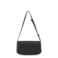 AMI Paris Schultertasche aus Leder schwarz Crossbody Bag