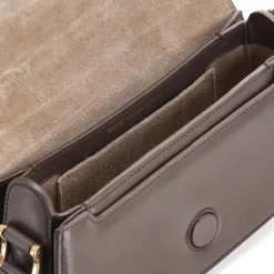 AMI Paris Schultertasche aus Leder schwarz Crossbody Bag