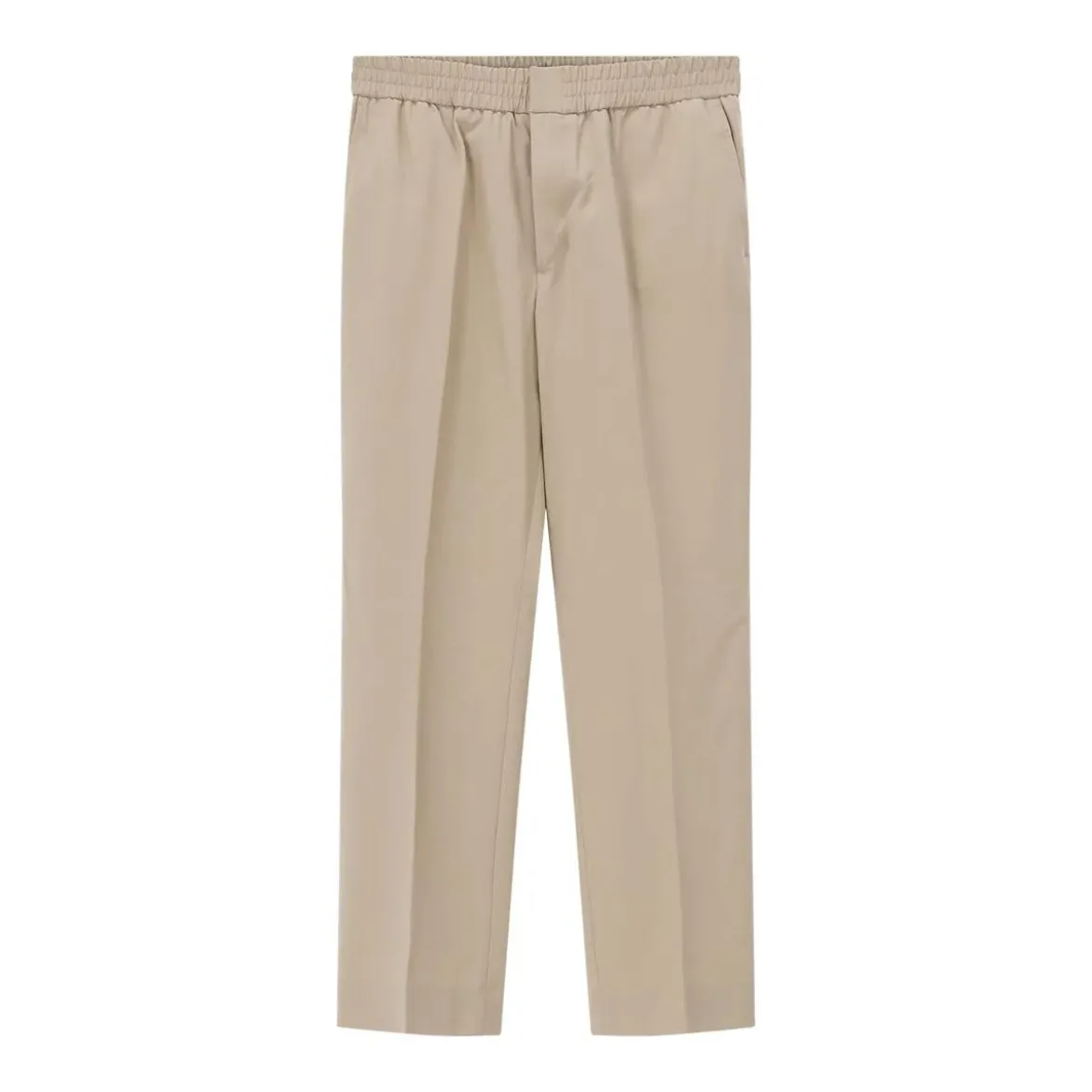 AMI Paris Stoffhose aus Wolle beige Stoffhose