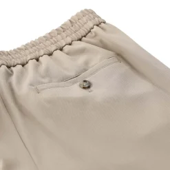 AMI Paris Stoffhose aus Wolle beige Stoffhose