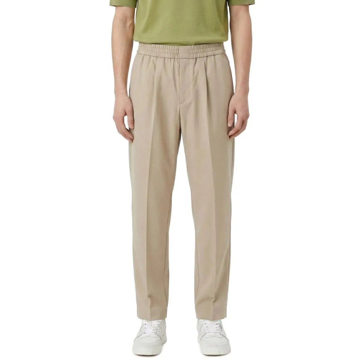 AMI Paris Stoffhose aus Wolle beige Stoffhose