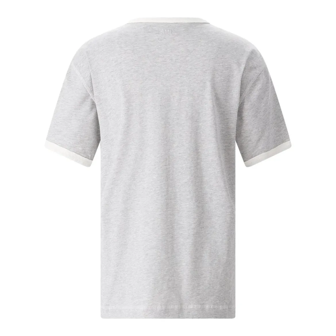 AMI Paris T-Shirt mit Logo grau T-Shirt