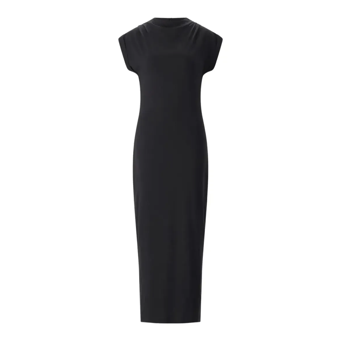 Anine Bing Maxikleid Alix aus Baumwollmix schwarz Maxikleid
