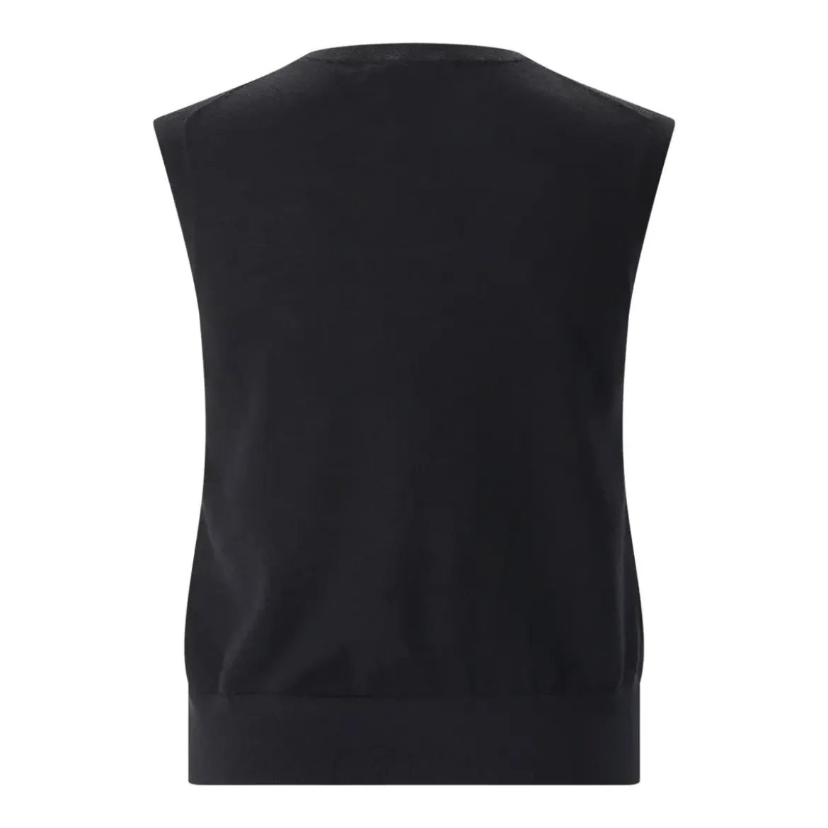 Anine Bing Top Moni aus Woll-Kaschmir-Mix schwarz Top