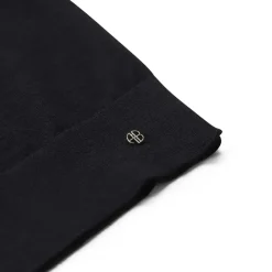 Anine Bing Top Moni aus Woll-Kaschmir-Mix schwarz Top