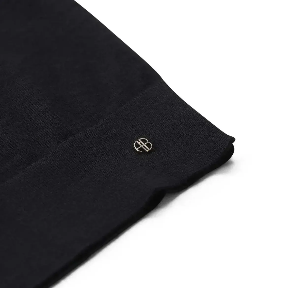 Anine Bing Top Moni aus Woll-Kaschmir-Mix schwarz Top