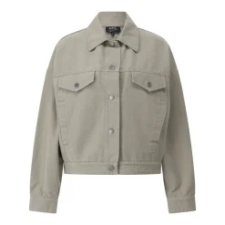 A.P.C. Blouson im Denim-Style Graugrün Blouson