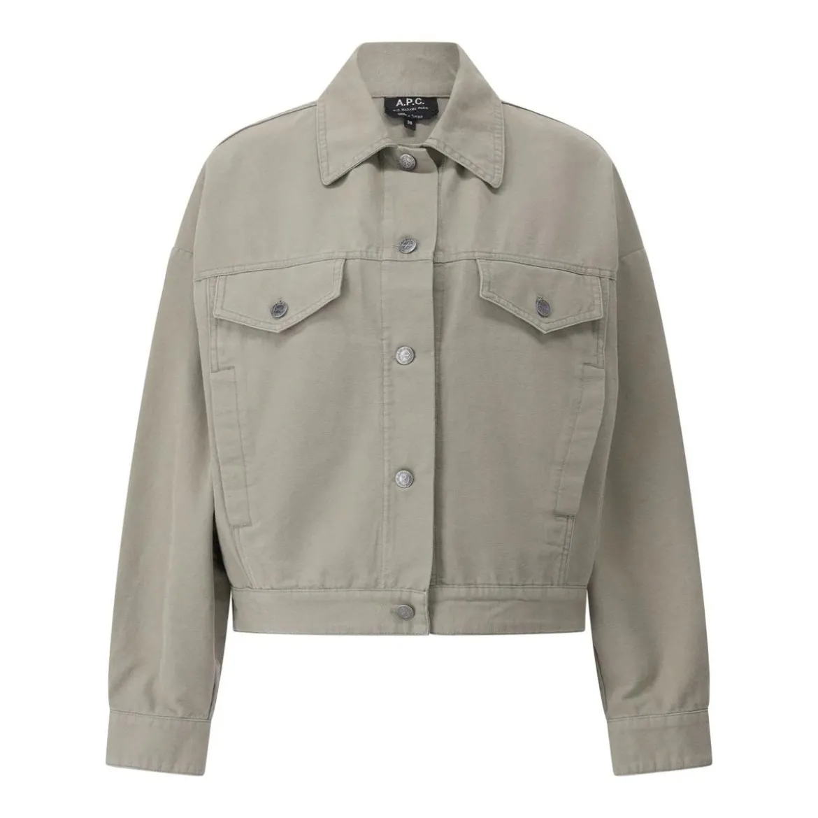 A.P.C. Blouson im Denim-Style Graugrün Blouson