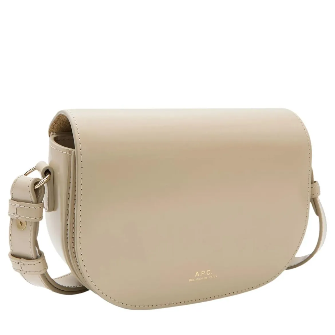 A.P.C. Le B-Side Small Aad Ecru Crossbody Bag