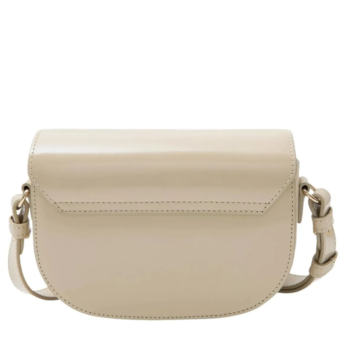 A.P.C. Le B-Side Small Aad Ecru Crossbody Bag