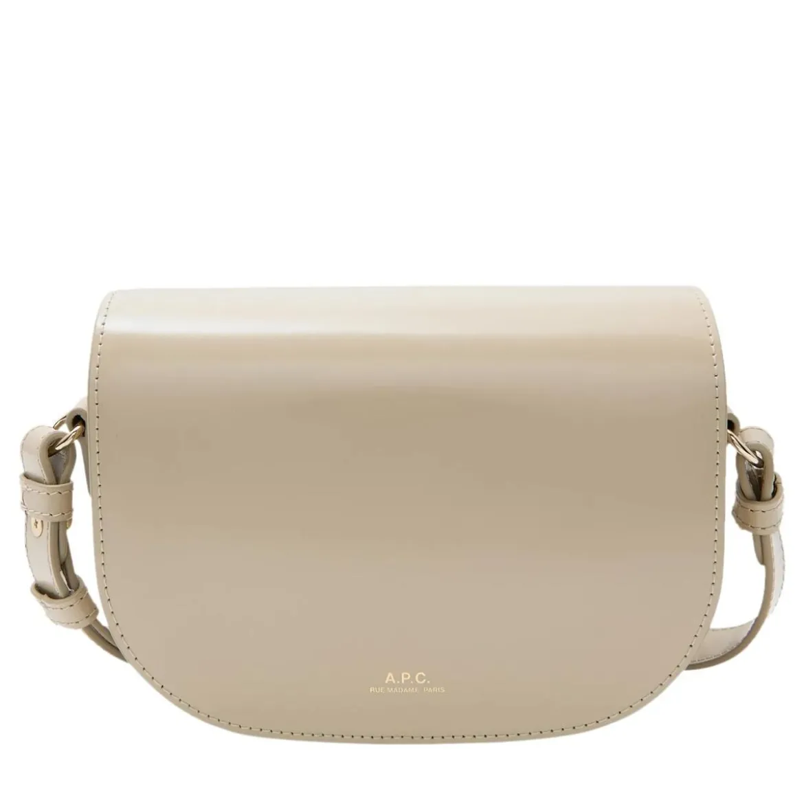 A.P.C. Le B-Side Small Aad Ecru Crossbody Bag