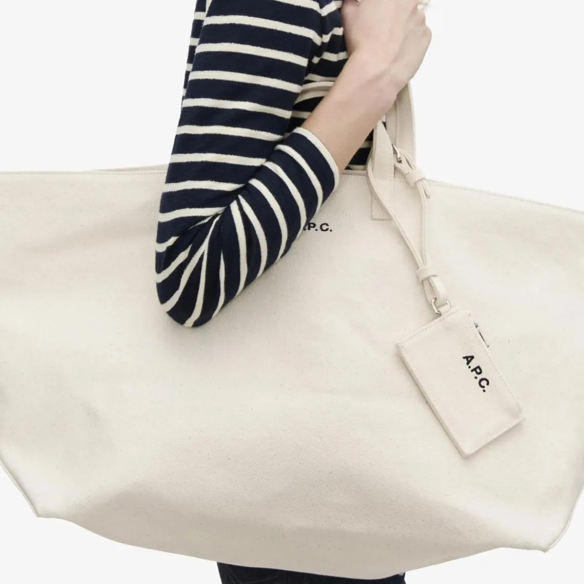A.P.C. Le Drummer Toile Aad Ecru Shopper