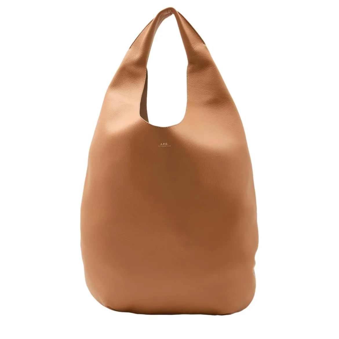 A.P.C. Le Neige Cab Camel Hobo Bag